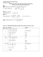 Tuyển chọn các đề kiểm tra 1 tiết chương 1 đại số lớp 9 hay (có đáp án)