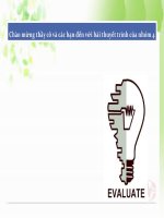 các chỉ tiêu đánh giá chất lượng nước