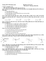 Bộ 10 đề kiểm tra học kì II môn vật lý 9