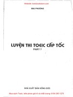 Luyện thi toeic cấp tốc cùng cô Lan hương