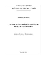 Tìm hiểu phương pháp tính phổ tốc độ trong thăm dò địa chấn 