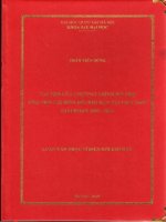Vai trò của chương trình hỗ trợ ứng phó với biến đổi khí hậu tại việt nam giai đoạn 2009   2012 