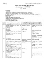 Giáo án lớp 3 tổng hợp tuần 4