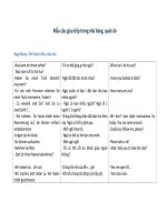 Mẫu câu giao tiếp trong nhà hàng bằng tiếng Đức