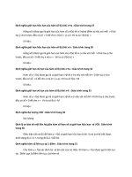 Lý thuyết Toán cao cấp I