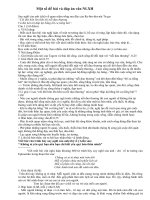 Một số đề bài và đáp án văn nghị luận xã hội