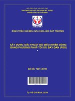 Xây dựng bộ điều khiển dòng bằng phương pháp tối ưu bầy đàn PSO 