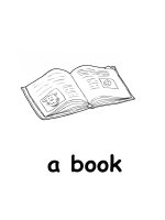 Flashcard tiếng Anh mầm non Tháng 9  School things
