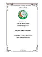 HIỆN TRẠNG SỬ DỤNG, CHUYỂN ĐỔI, CANH TÁC, QUẢN LÝ ĐẤT ĐAI TẠI XÃ KÊNG GIANG – HUYỆN THUỶ NGUYÊN   THÀNH PHỐ HẢI PHÒNG