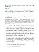 Phương pháp đầu tư chứng khoán hiệu quả