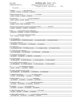 Đề kiểm tra 1 tiết tiếng Nga hay, có đáp án