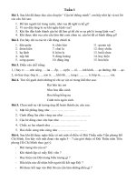 Bài tập cuối tuần lớp 3   tuần 1 ( thành thanh hóa tự làm)