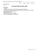 Giáo án môn khoa học lớp 5 tiết 24, 25