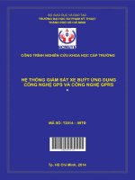 Hệ thống giám sát xe buýt ứng dụng công nghệ GPS và công nghệ GPRS 