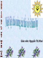 Bai 17 giu gin lop hoc sach dep