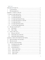 Phân tích và thiết kế hệ thống Phần mềm quản lý quán Cà Phê