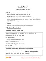 Giáo án Vật lý 7 bài 2: Sự truyền ánh sáng