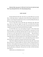 Đánh giá hiện trạng quản lý chất thải rắn sinh hoạt trên địa bàn huyện Phúc Thọ, thành phố Hà Nội và đề xuất giải pháp phù hợp