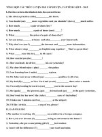 TỔNG hợp cấu TRÚC LUYỆN IOE cấp QUỐC GIA  hay VÀ KHÓ nhất