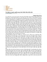 Trương Đăng Dung - Tri thức và ngôn ngữ trong tinh thần hậu hiện đại