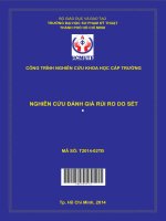 Nghiên cứu đánh giá rủi ro do sét 