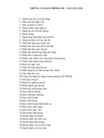 Những văn bản phòng Hành Chính Nhân Sự cần làm