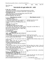 Giáo án môn khoa học lớp 5 tiết 1725