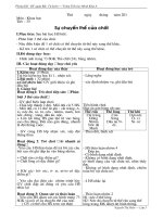 Giáo án môn khoa học lớp 5 tiết 35, 36