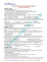 bai tap este trong de thi dai hoc tu nam 2007 2015