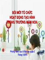 DOI MOI TO CHUC HOAT DONG TAO HINH