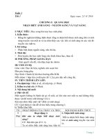 Giáo án vật lý 7 năm học 2016 - 2017