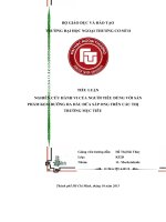 Nghiên cứu hành vi của người tiêu dùng với sản phẩm kem dưỡng da dầu dừa sáp ong trên các thị trường mục tiêu