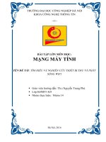 BÀI TẬP LỚN MÔN MẠNG MÁY TÍNH: TÌM HIỂU VÀ NGHIÊN CỨU THIẾT BỊ THU VÀ PHÁT SÓNG WIFI
