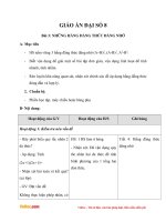 Giáo án Đại số 8 chương 1 bài 3: Những hằng đẳng thức đáng nhớ