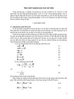 TÍNH CHẤT QUANG HỌC CỦA VẬT RẮN