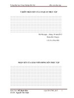 Báo cáo thực tập chế tạo máy tại Cty TNHH CAMEX VIỆT NAM.