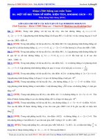 Bản sao của bản sao của 01 MOT SO BT VE TOA DO, DIEN TICH, KHOANG CACH   p2 BG 