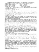 BD HSG: Phản ứng oxi hóa khử; pin điện; sự điện phân