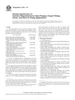 Tiêu chuẩn ASTM A 961