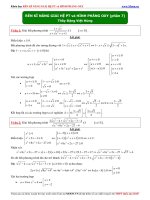 Rèn kỹ năng giải hệ pt và hình oxy 