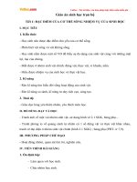 Giáo án Sinh học lớp 6 trọn bộ