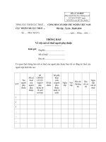 Mẫu số 21-MST: Thông báo về việc mã số thuế phụ thuộc