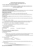 Tài liệu ôn thi học sinh giỏi phần lý thuyết hóa hữu cơ