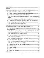 Báo cáo thực tập quản lý kinh doanh tại tập tại Công ty TNHH TM Tâm Đức Phát