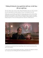 Những lời khuyên của người lớn tuổi này có thể thay đổi suy nghĩ bạn