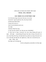 Báo cáo thực tập QTKD tại Công Ty TNHH RECOTECH Viet Nam