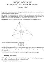 duong doi trung va mot so bai toan ap dung