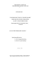 Cơ sở khoa học về quản lý trường đại học thuộc bộ công thương theo hướng tự chủ và trách nhiệm xã hội 