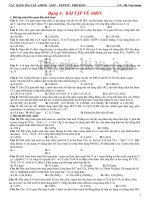 Dạng 1: BÀI TẬP VỀ AMIN