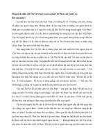 Phân tích nhân vật Thị Nở trong truyện ngắn Chí Phèo của Nam Cao